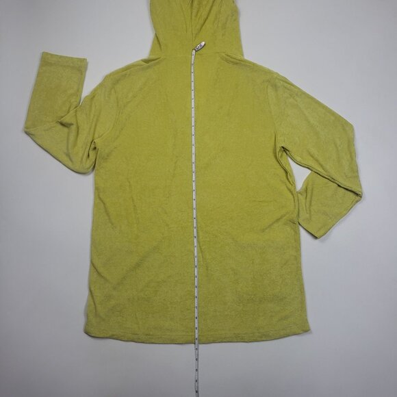 Andie Swim The Hoodie Dress Women's Size Small Honeysuckle Terry Lounge Cover-Up - Picture 9 of 16